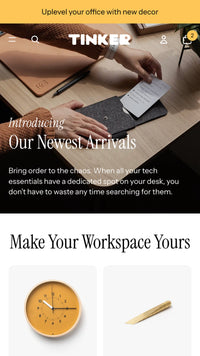 Mobile preview for Tinker in the "Tinker" style